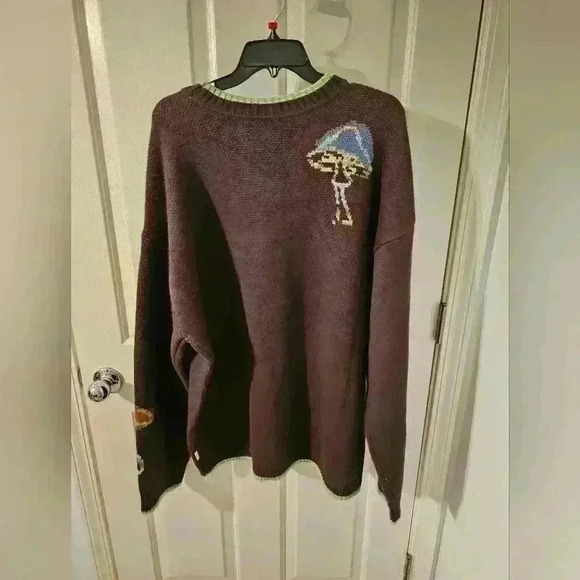 Urban Outfitters UO Graphic Crew Sweater Size XL - Picture 4 of 8